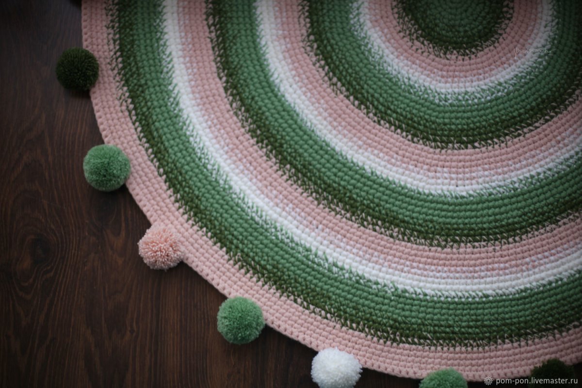 Коврик из хлопковой пряжи