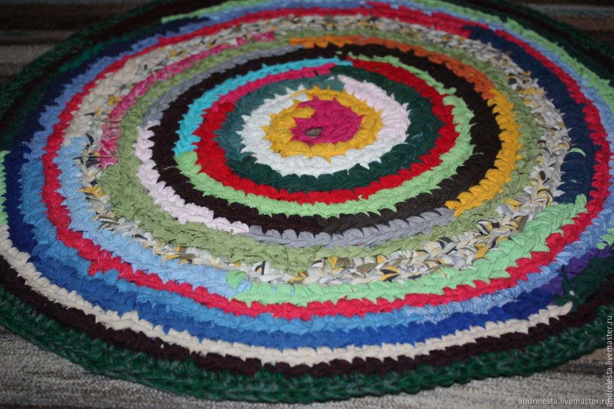 Круглые половики