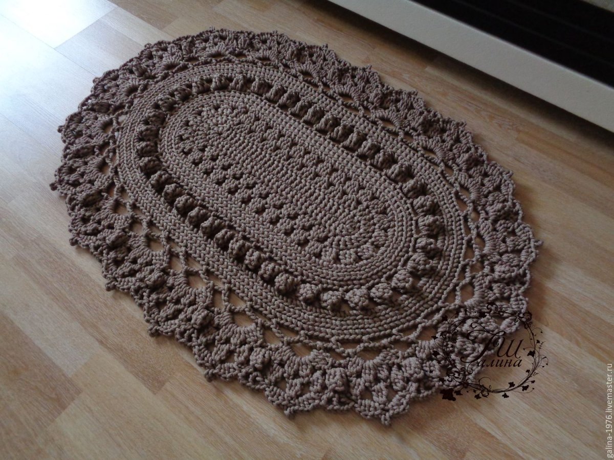Вязаные коврики