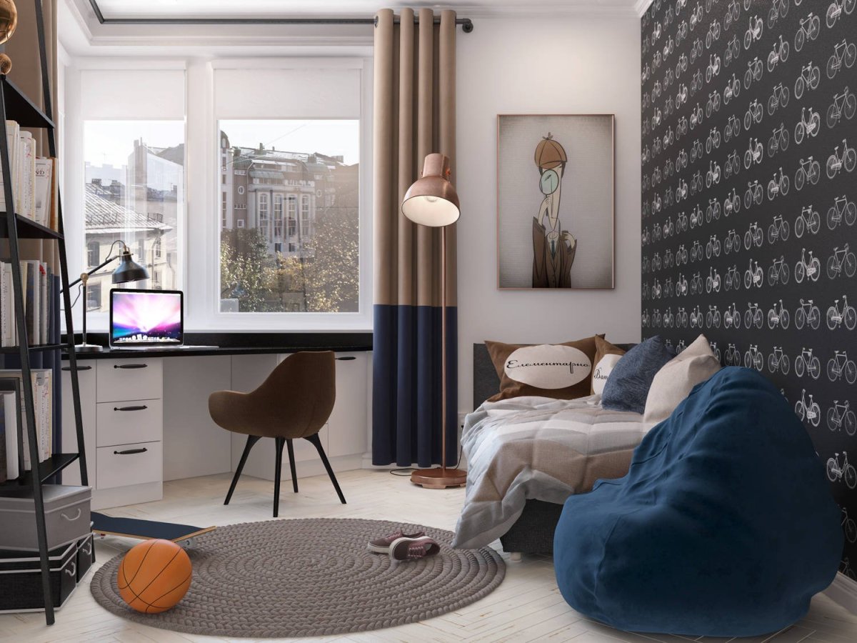 Шкаф в комнату подростка