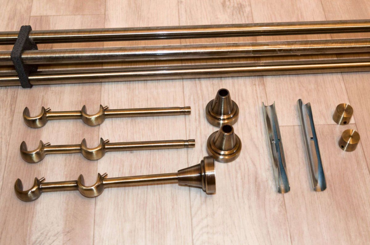 Карниз металлический двухрядный DDA