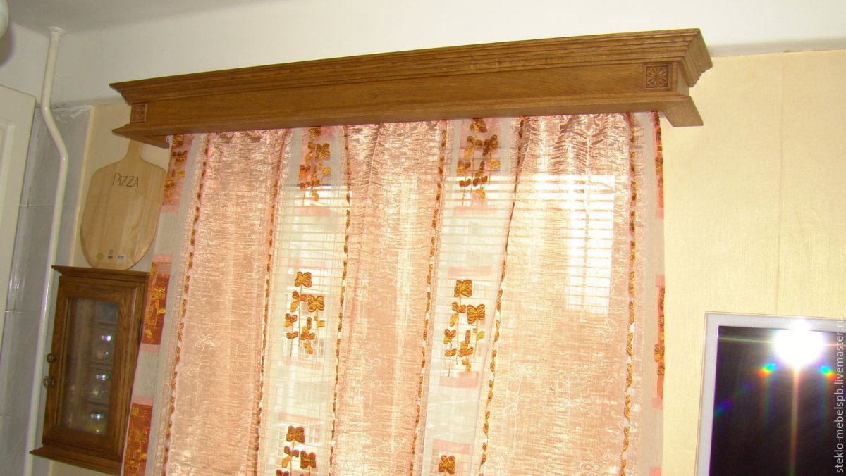 Деревянные карнизы для штор