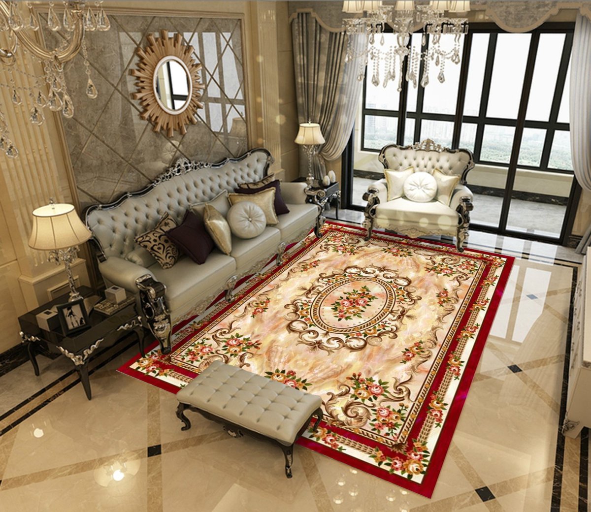 Ковры в зал современные 2*5.