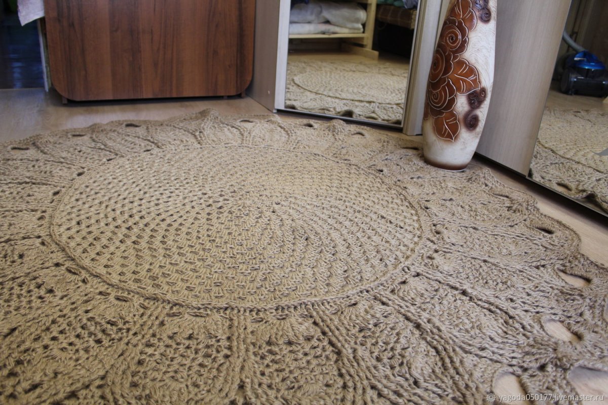 Коврик из джута 80 150