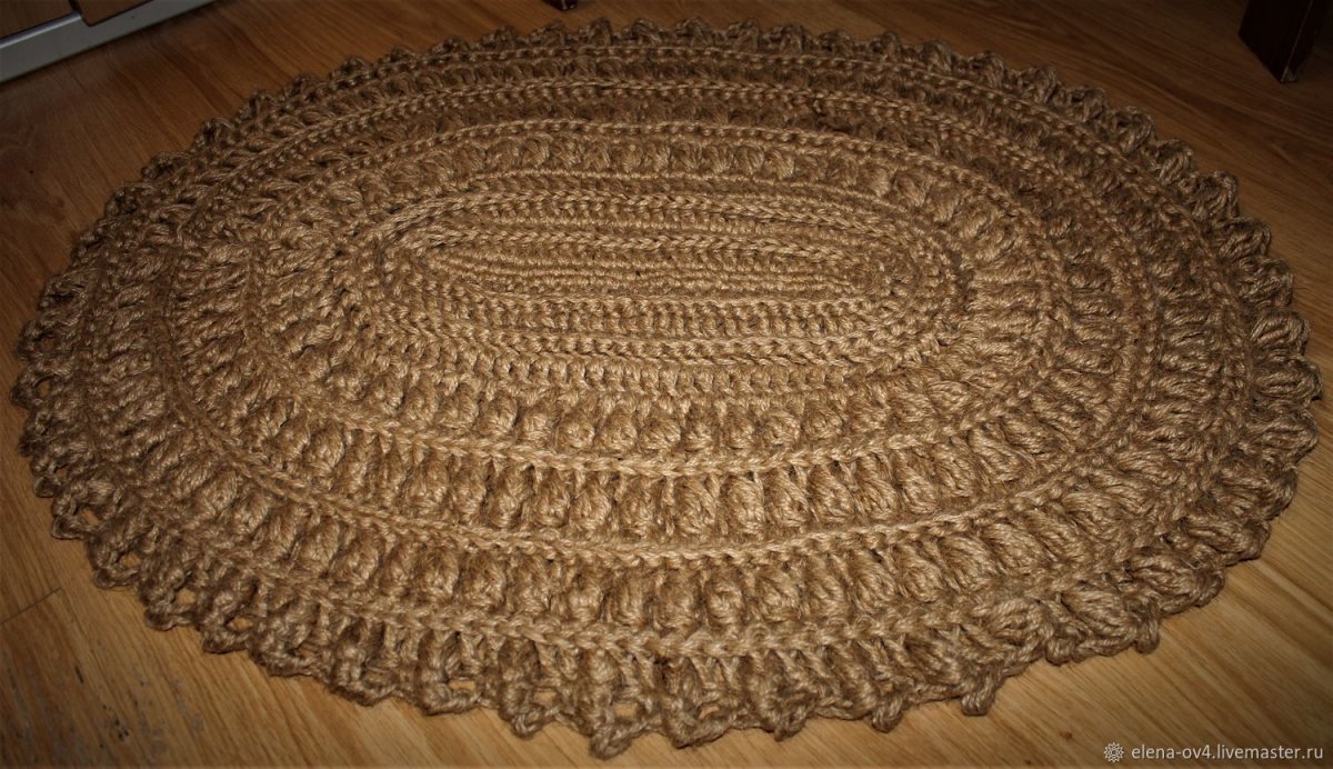 Джутовый коврик икеа