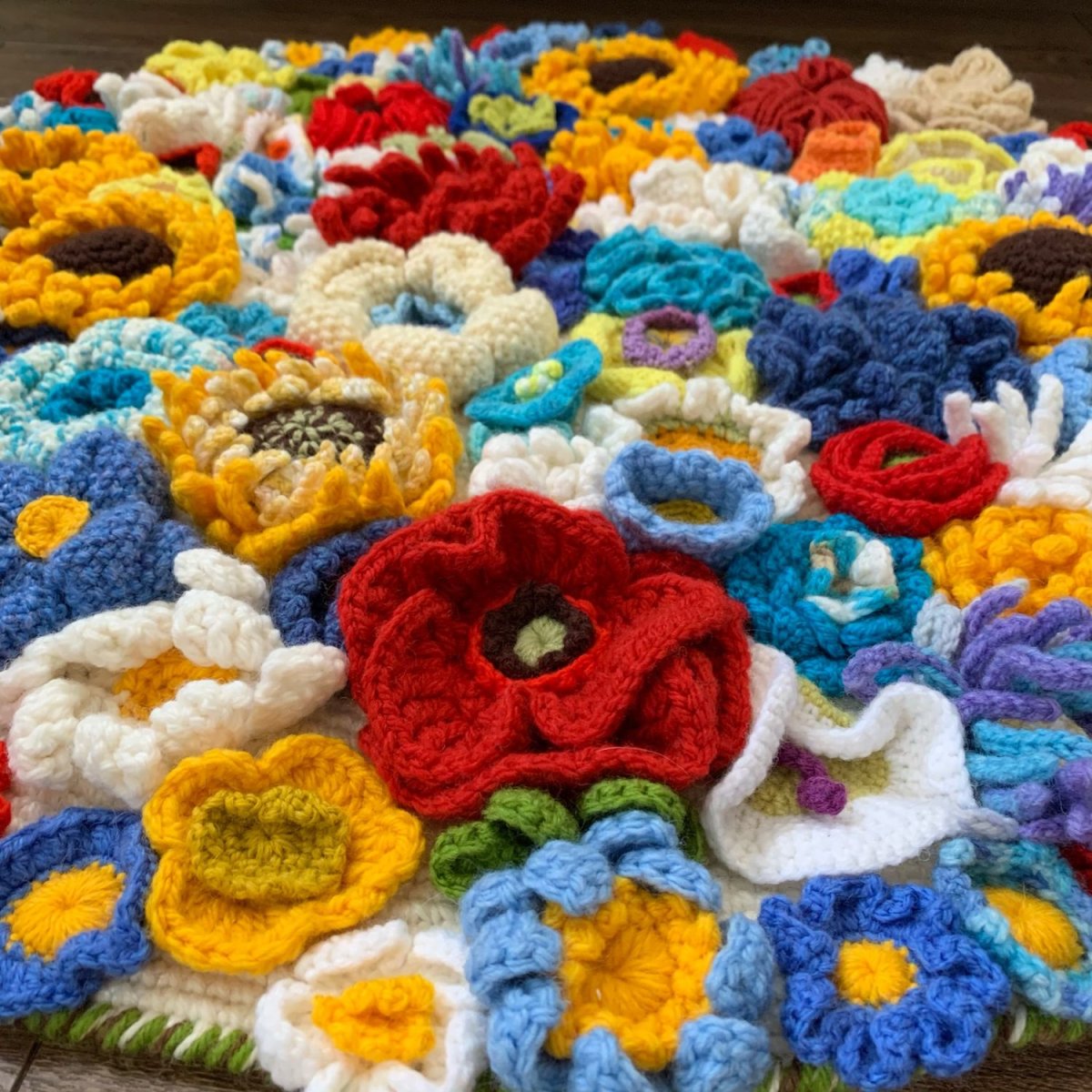 Цветы коврик