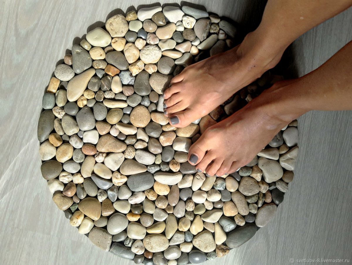 Галька светлая