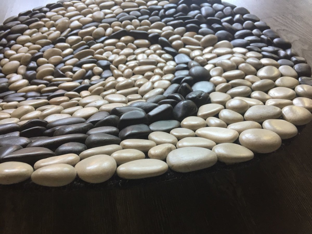 Коврик из камней своими руками