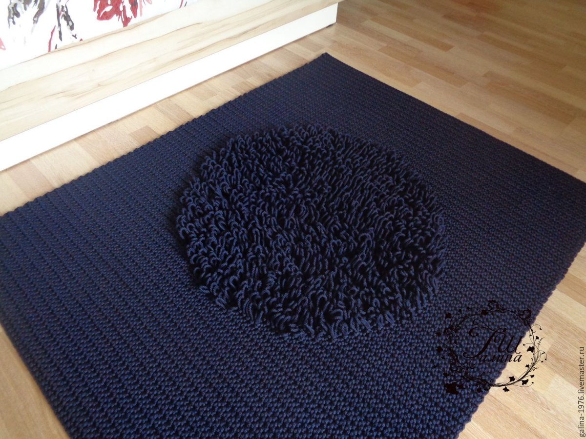 Коврик из гальки