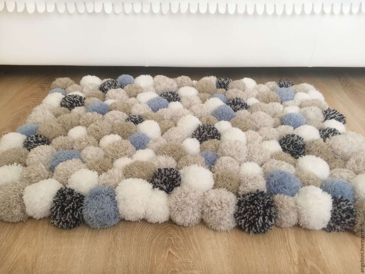 Вязаные коврики