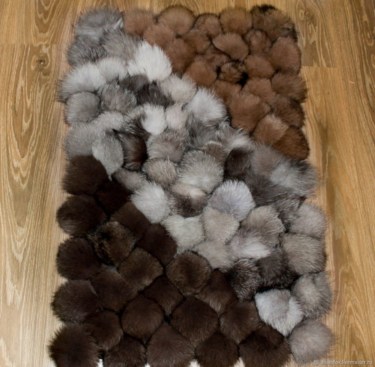 Пряжа Ализе Пуффи коврик