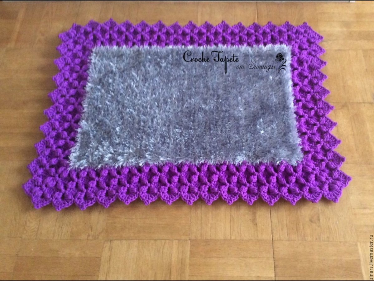 Коврик крючком