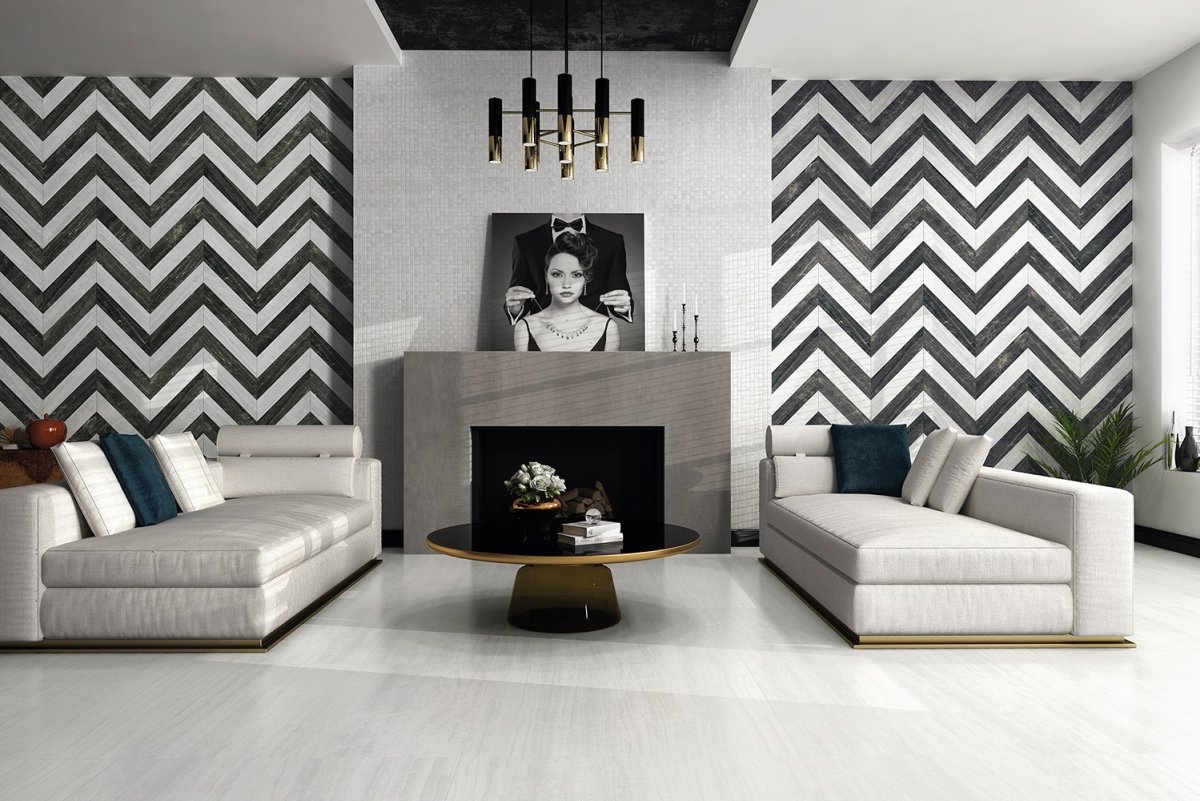 Геометрические узоры в интерьере