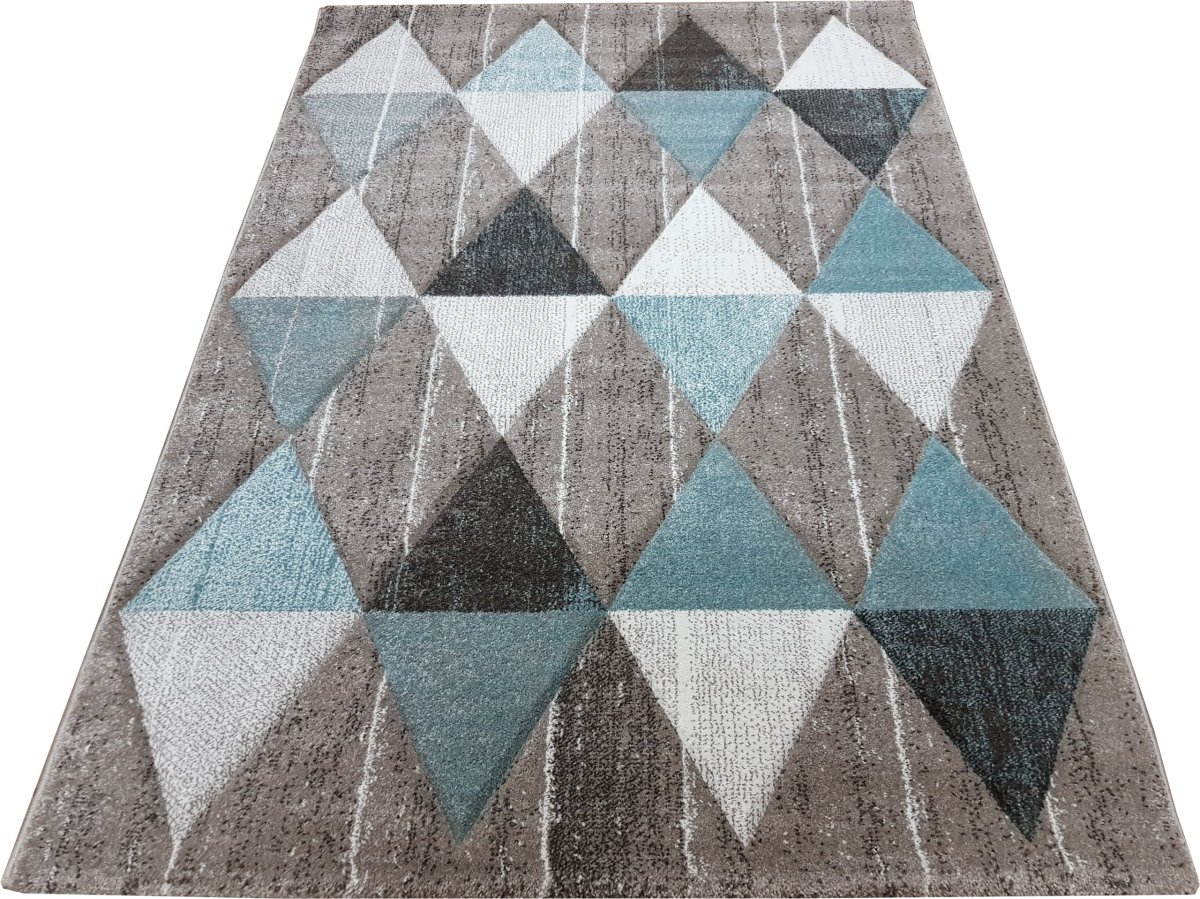 Коврик из ромбов