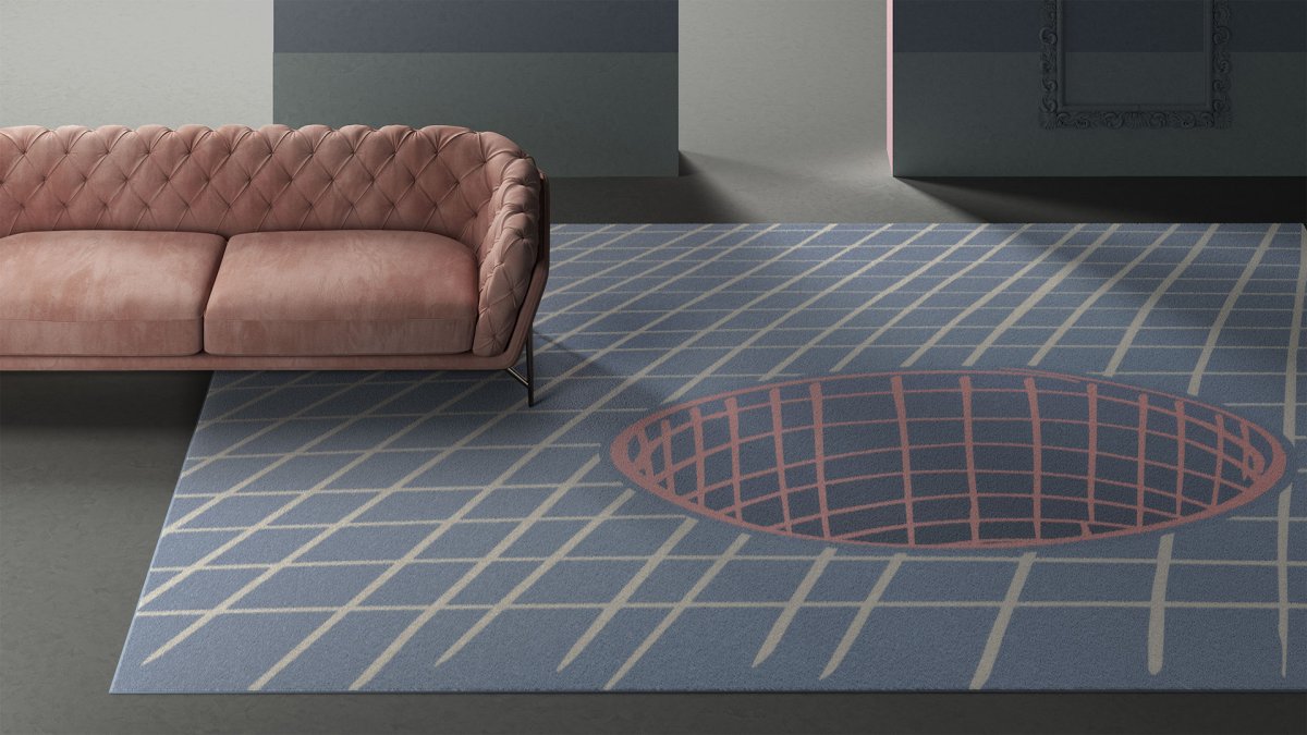 Ковер с оптическим эффектом