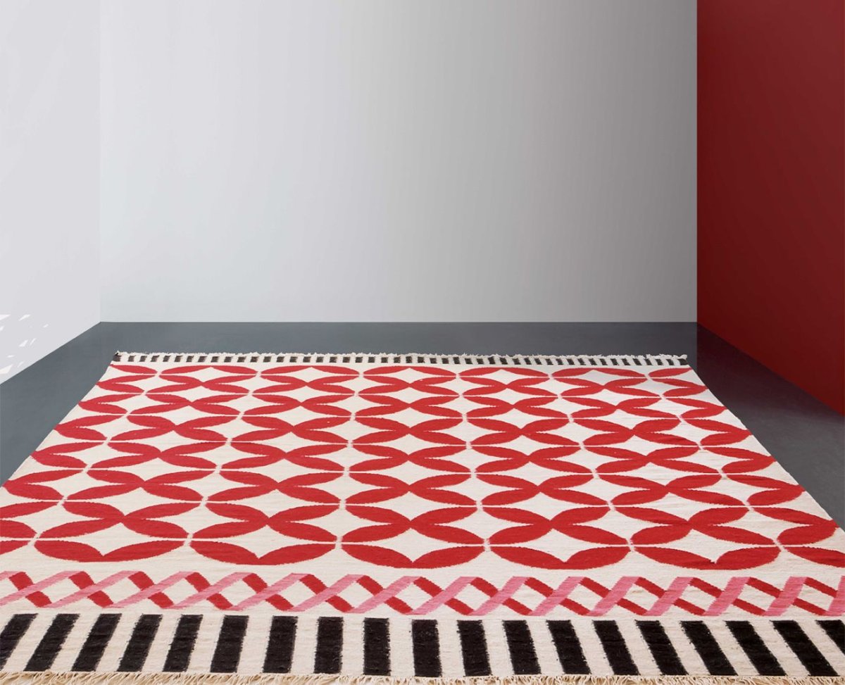 Ковер с оптической иллюзией