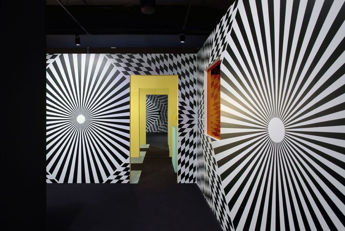 Обои с оптической иллюзией для стен