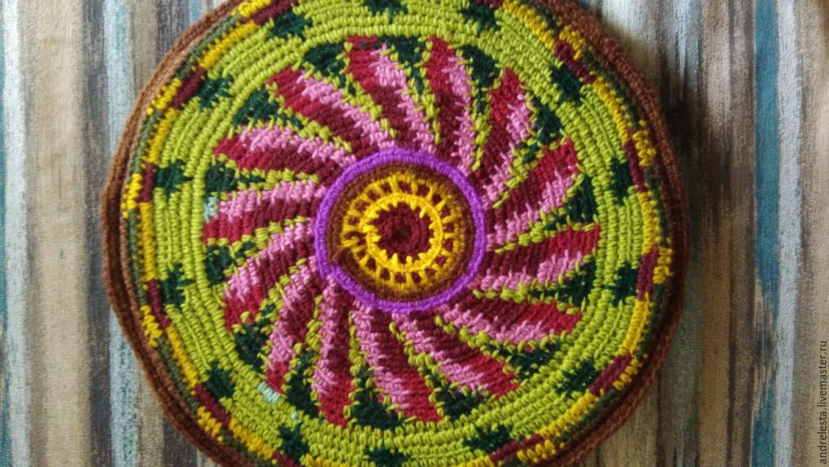 Коврик из джута