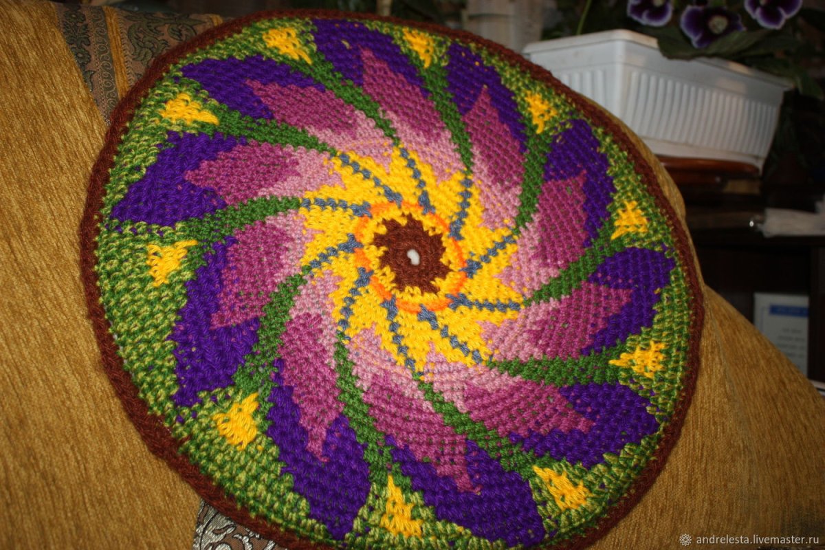 Ковёр Лотос из полиэфирного шнура