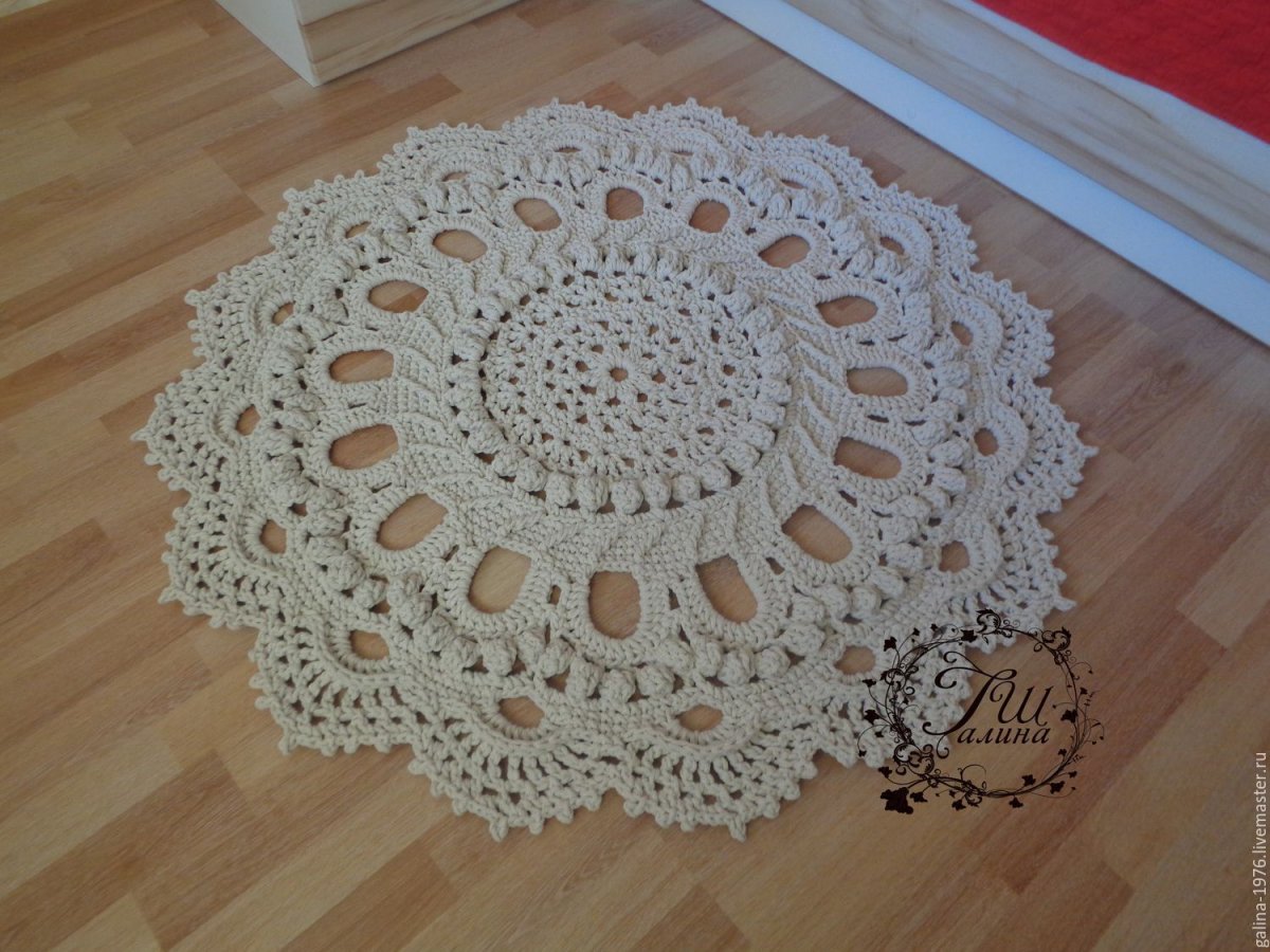 Ковер великолепие из полиэфирного шнура