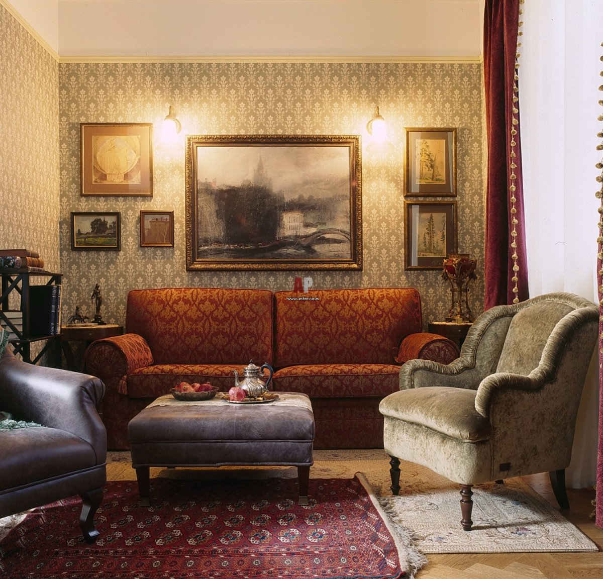 Классическая живопись в интерьере