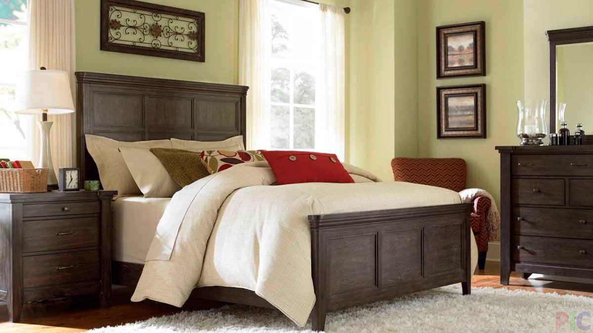 Контемпорари в интерьере спальни