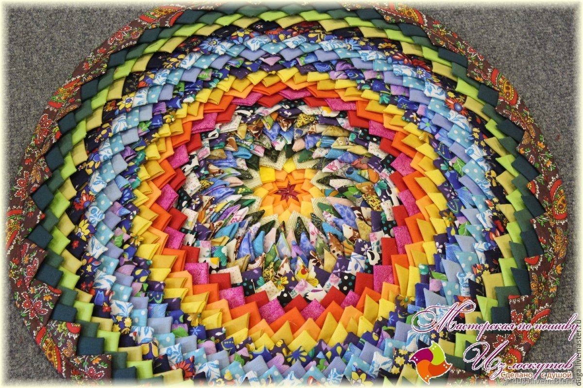 Вязаные коврики