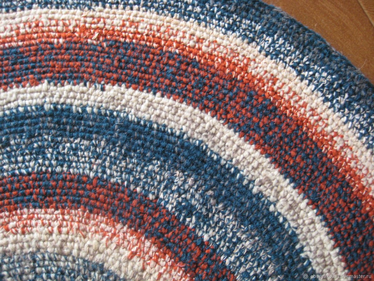 Половик круглый деревенский