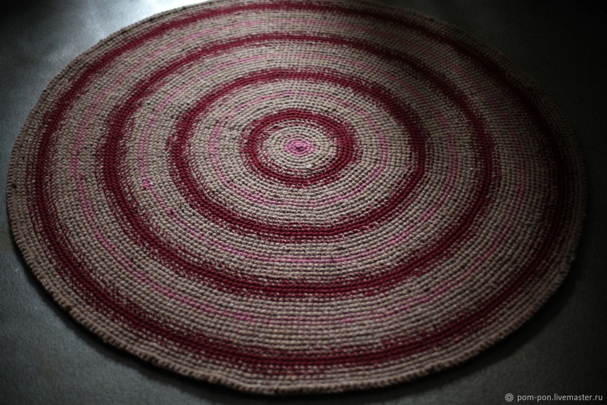 Бабушкин круглый коврик