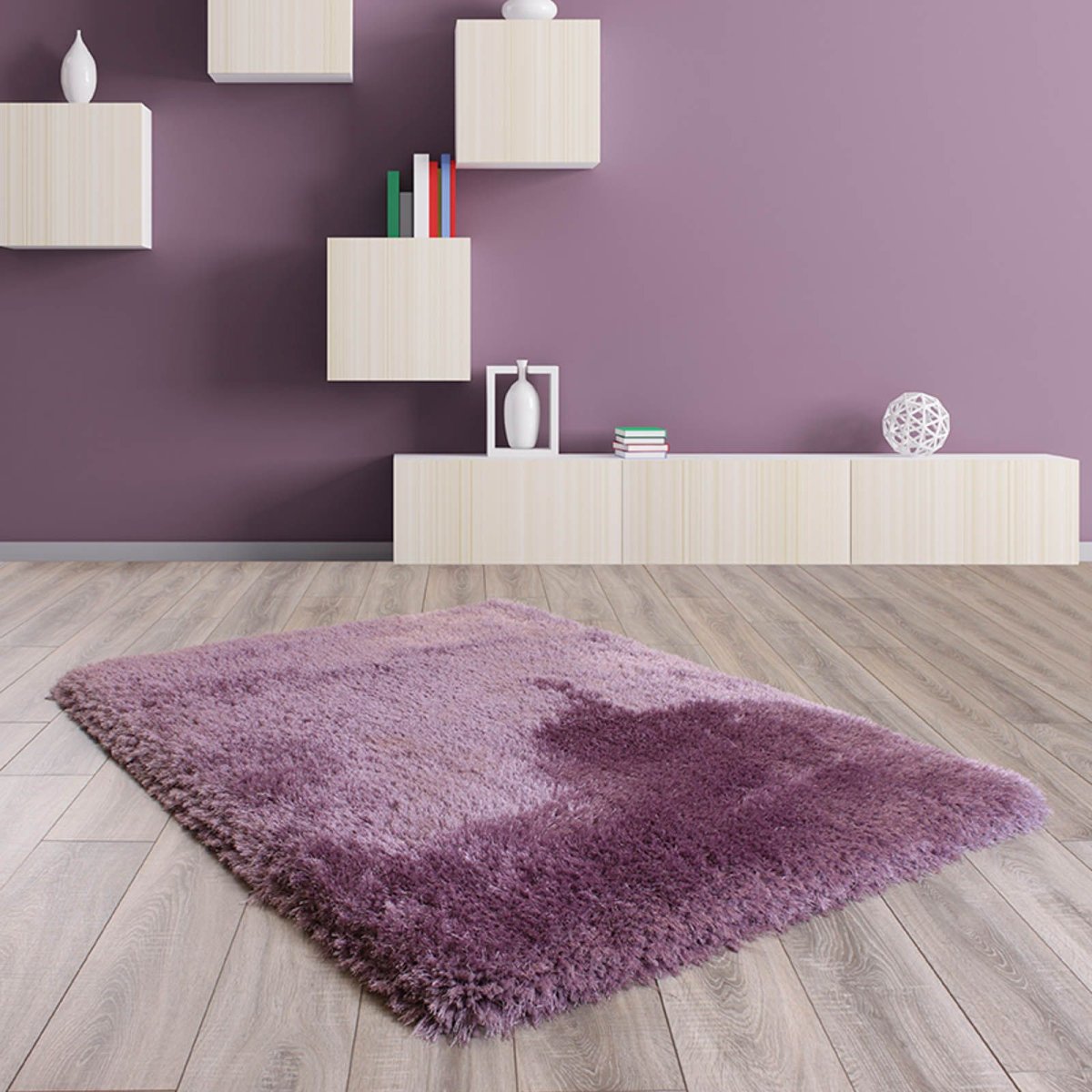 Ковры светлый с сиреневым