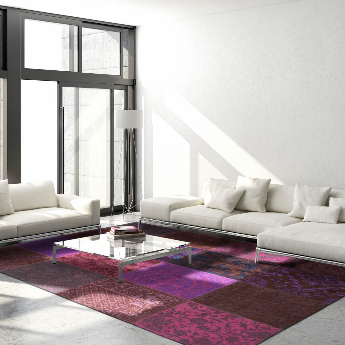Ковры в гостиную фиолетовые