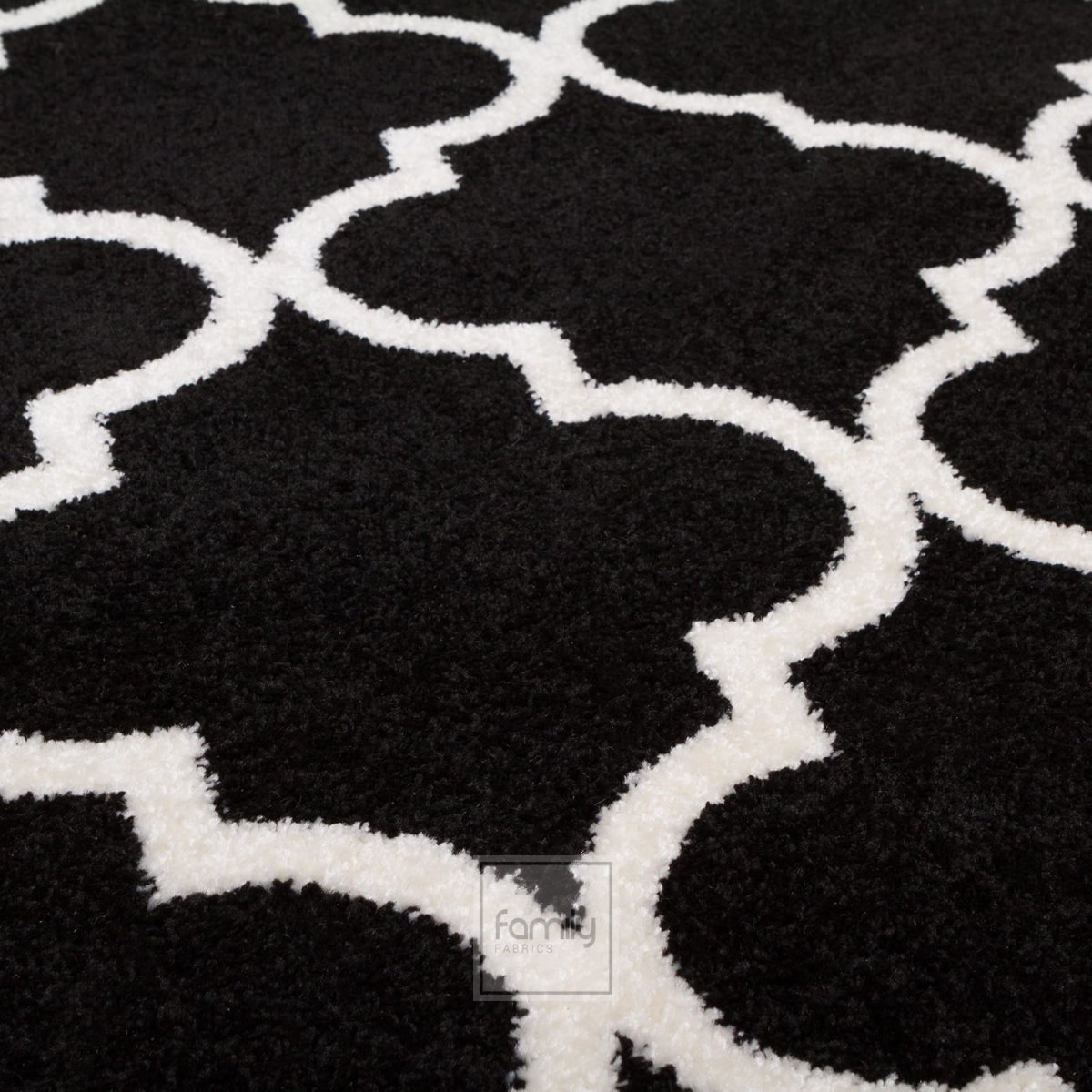 Ковер черно белый