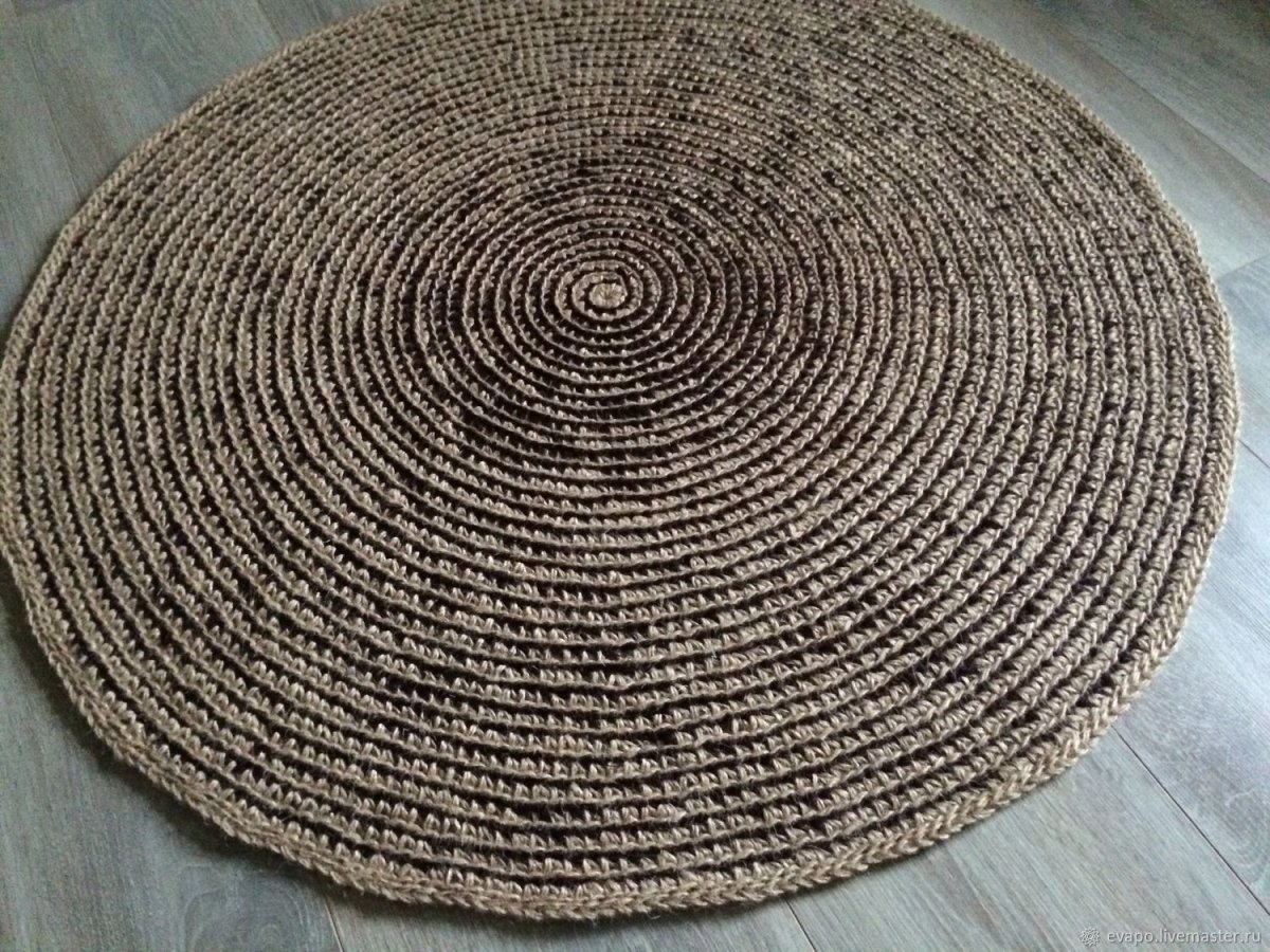 Сканди коврик из джута