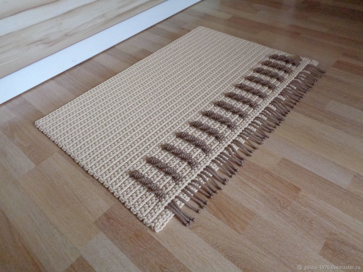 Коврик из макраме
