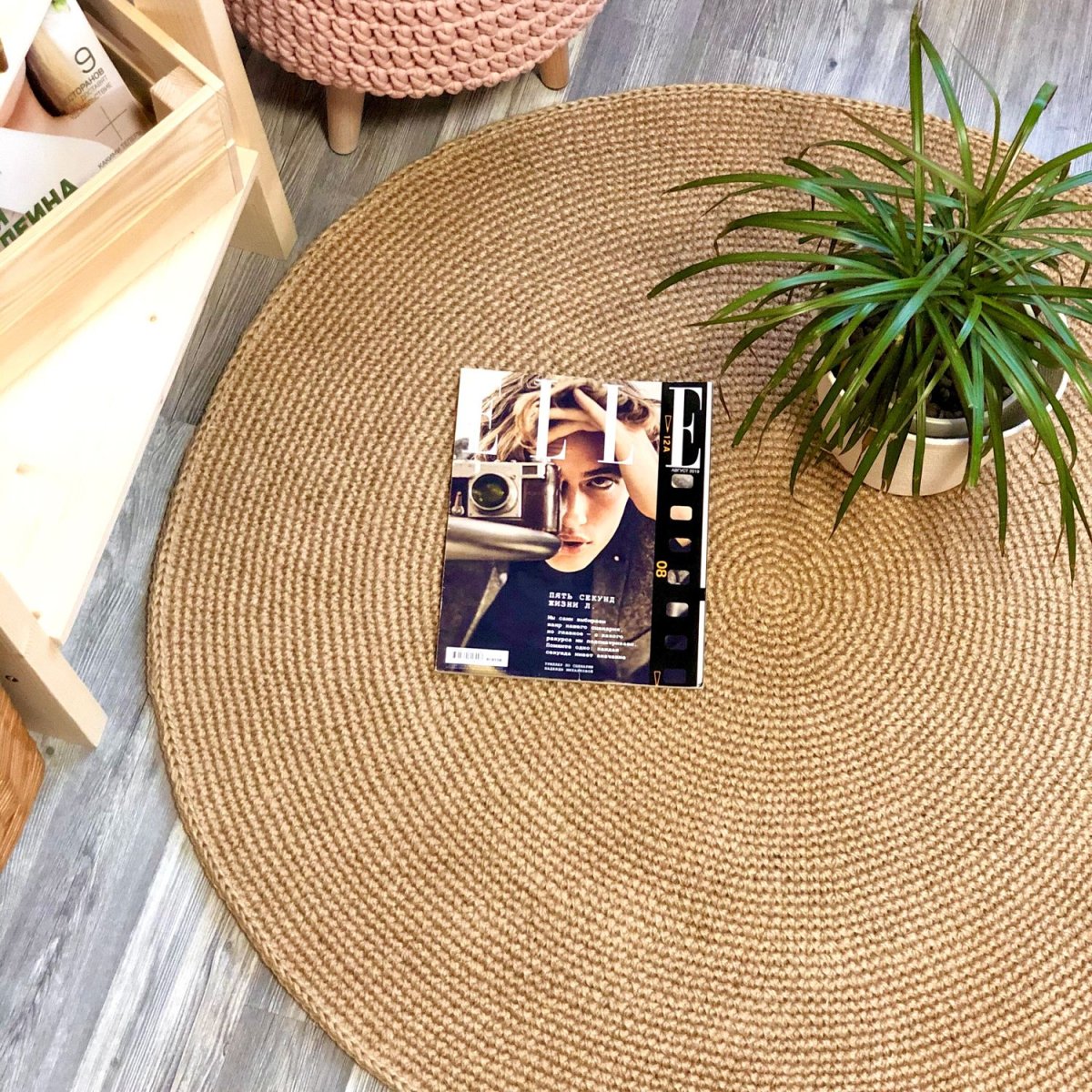 Джутовый коврик 150х60