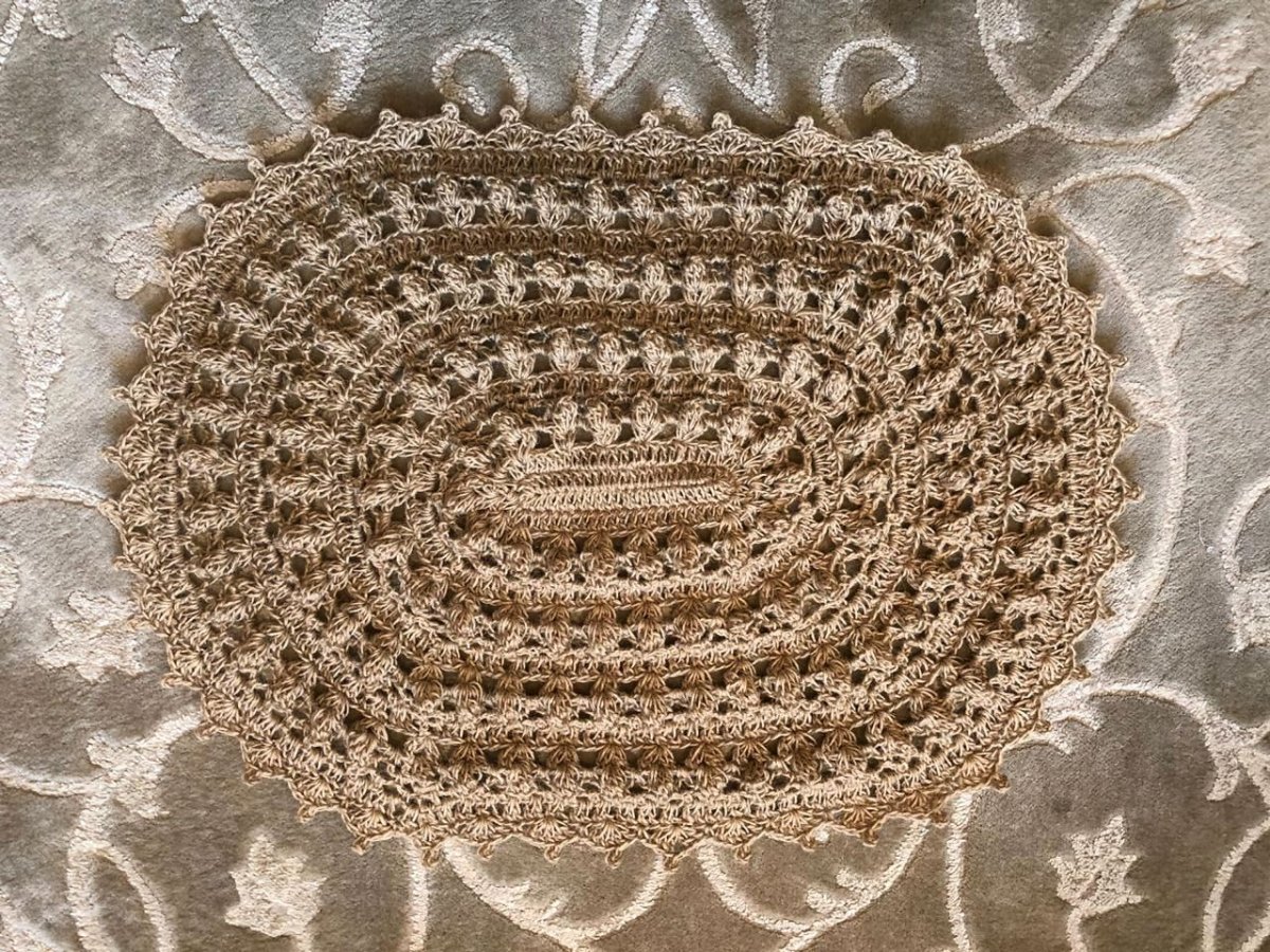 Коврик крючком