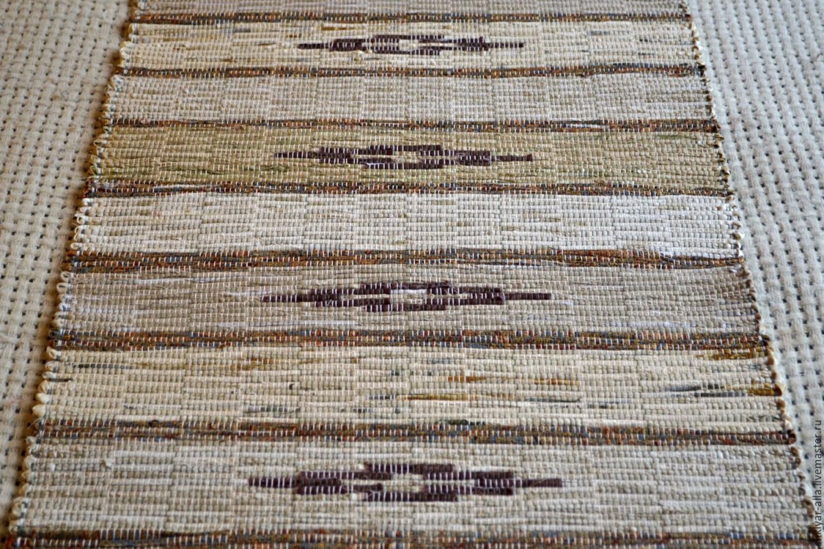 Тканые половики на ткацком станке