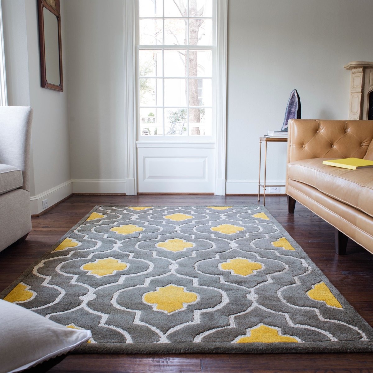 Ковер Gray and Yellow Rug
