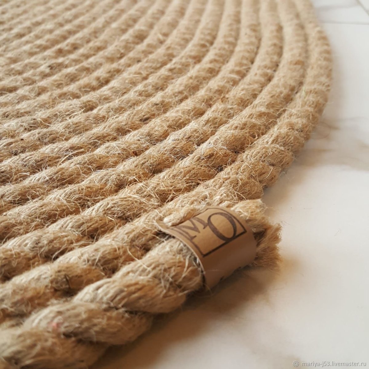 Коврик из джута икеа