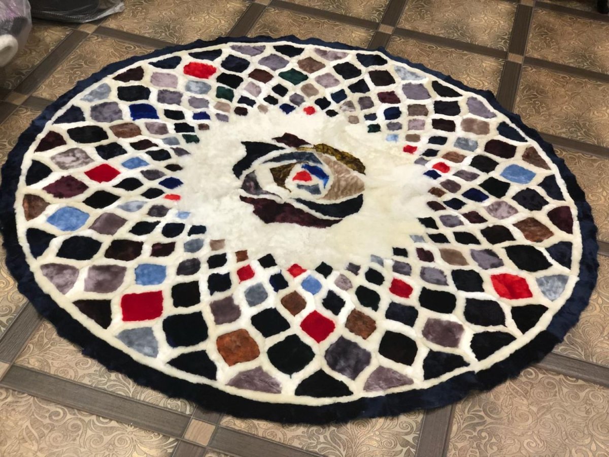 Натуральный ковер в интерьере