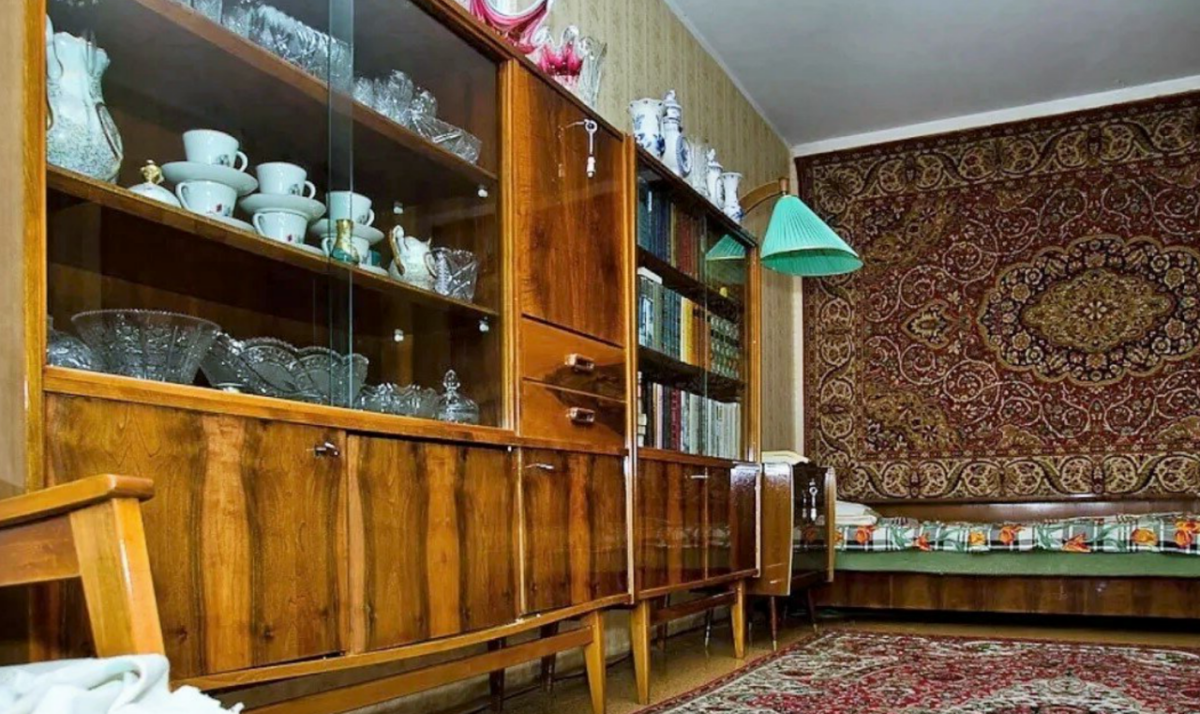 Винтажный ковер в интерьере