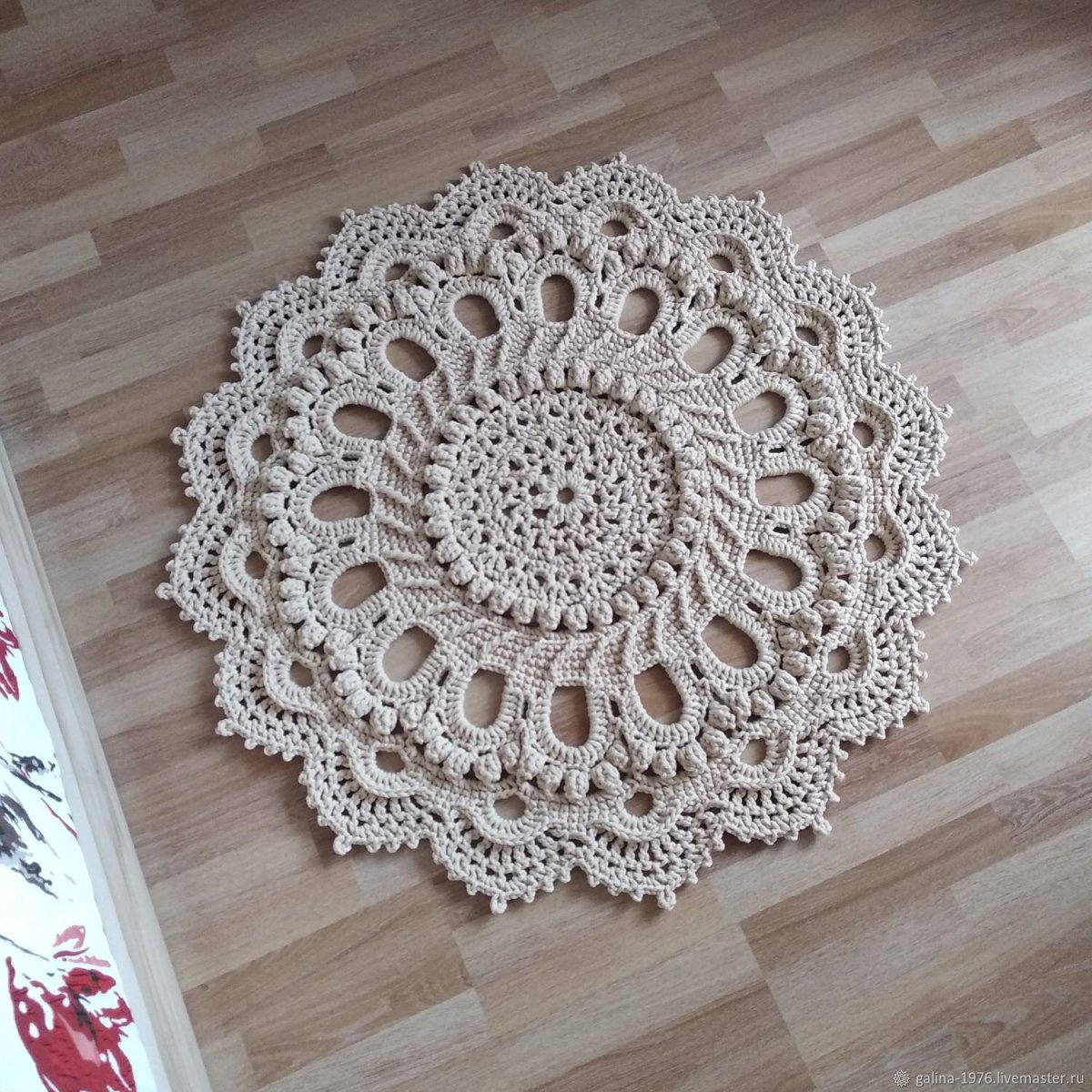 Ковер из полиэфирного шнура Улита