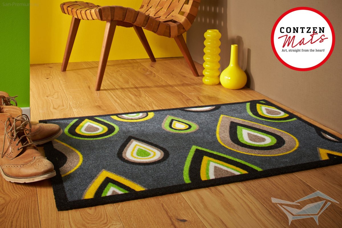 Необычные придверные коврики