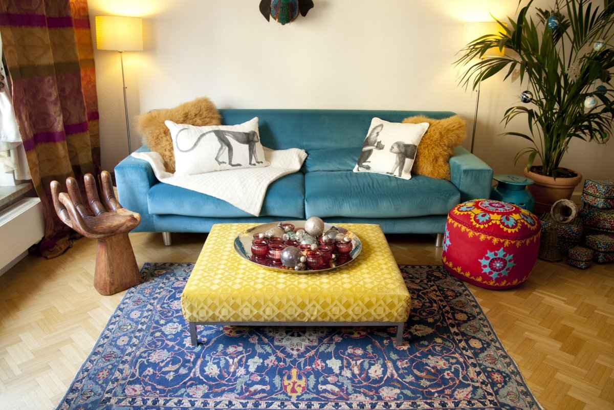 Ковер в стиле бохо