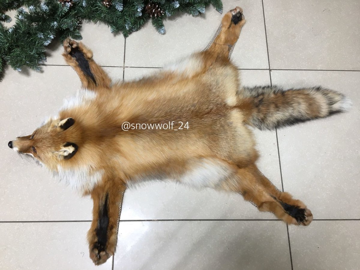 Коврик из лисы