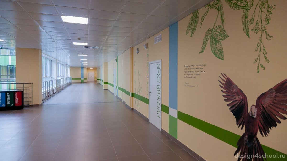 Украшение школьных коридоров