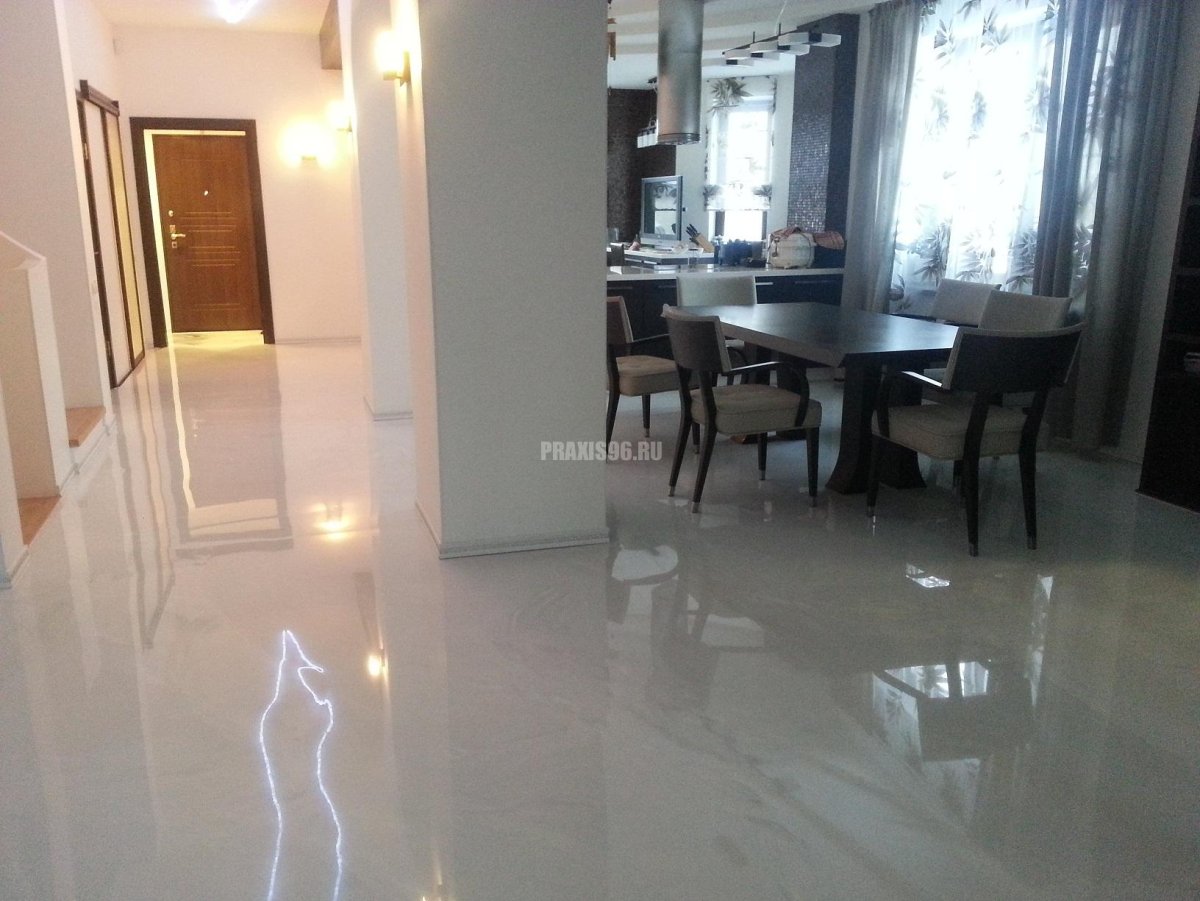 Наливной пол лава