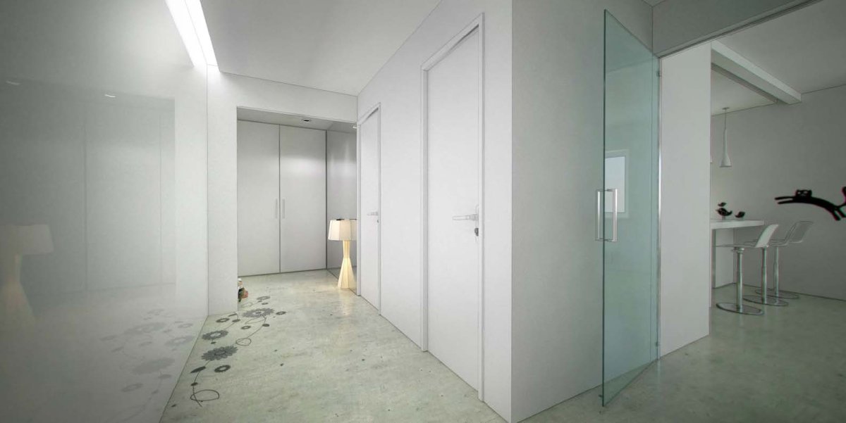 Эпоксидный пол в прихожей