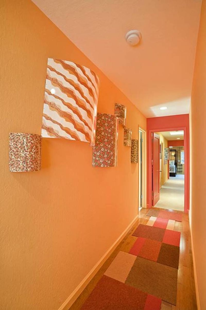 Идеи покраски стен в коридоре