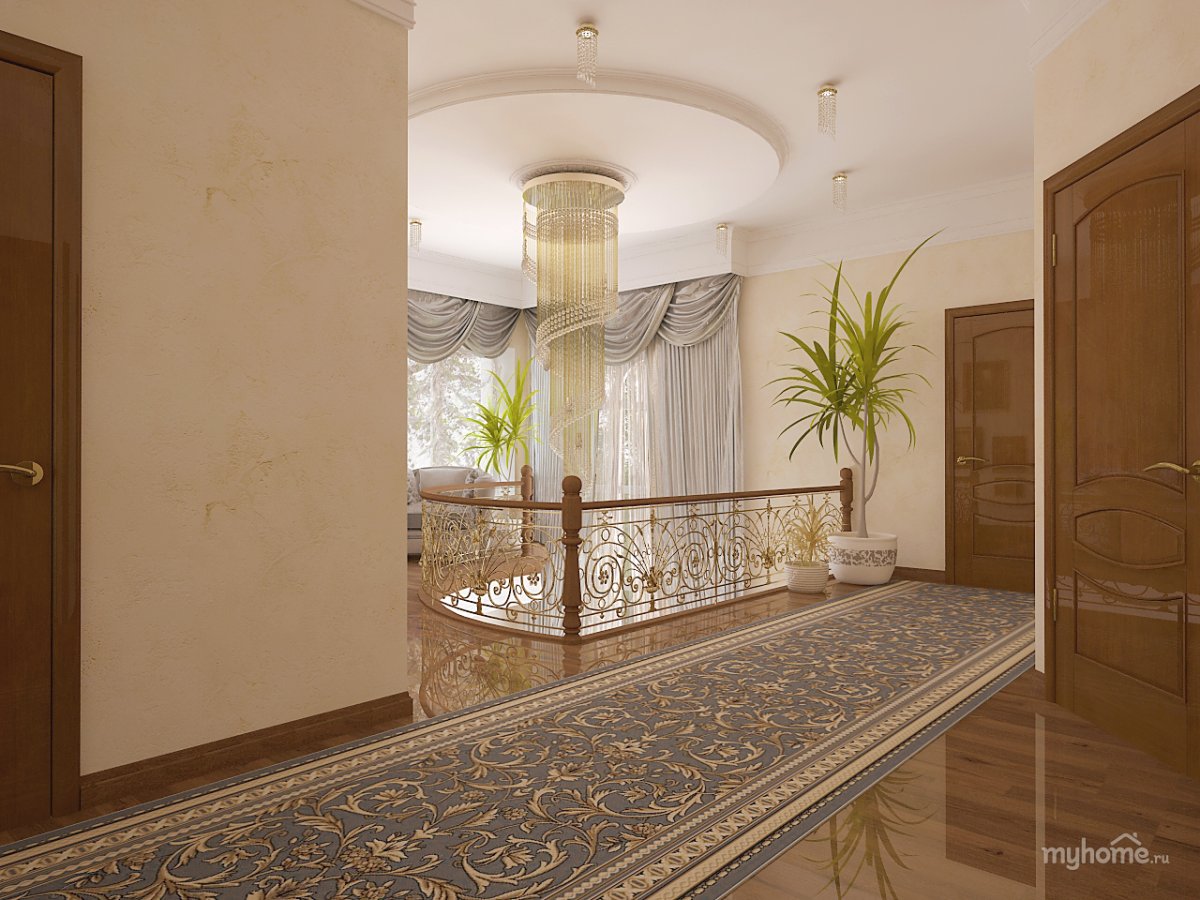 Отделка коттеджа внутри